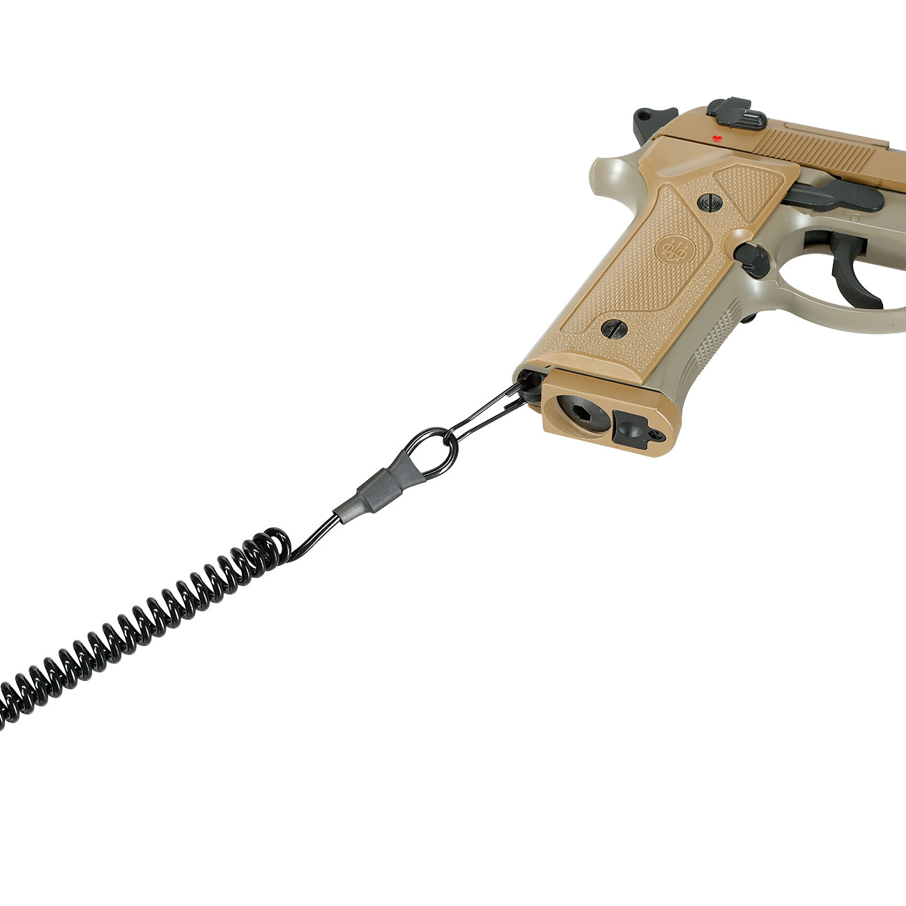 Romantac Tactical Universal Lanyard / Fangriemen mit Schlaufe f. G�rtel und Molle-Schlaufen schwarz Bild 4