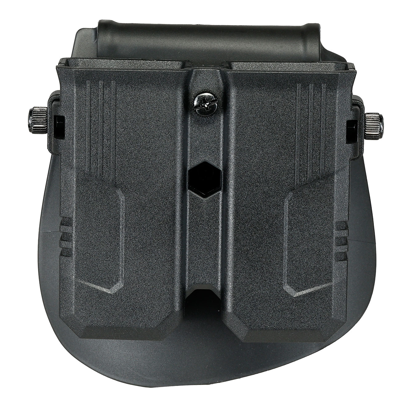 Romantac Universal Doppel-Magazinholster Polymer Paddle f. Single- / Double-Stack Magazine schwarz