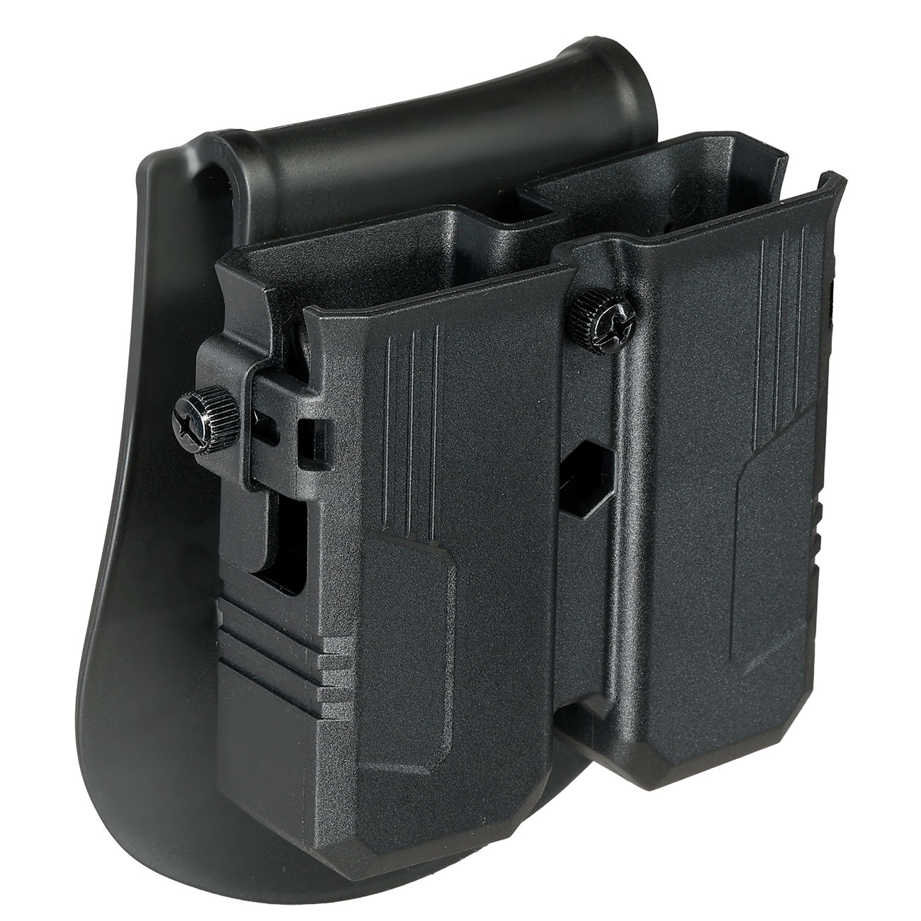 Romantac Universal Doppel-Magazinholster Polymer Paddle f. Single- / Double-Stack Magazine schwarz Bild 3