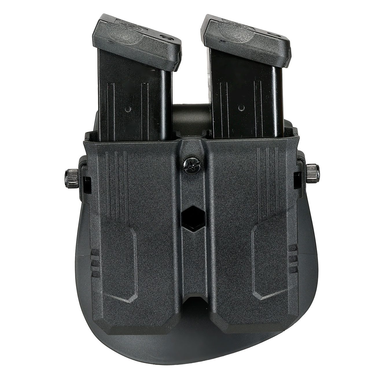 Romantac Universal Doppel-Magazinholster Polymer Paddle f. Single- / Double-Stack Magazine schwarz Bild 6