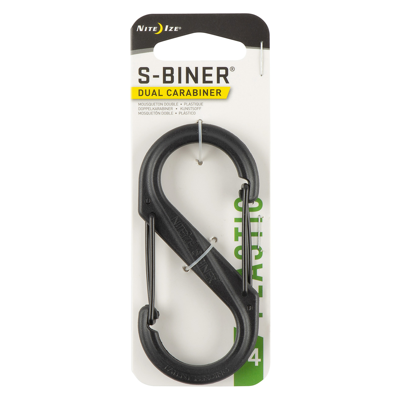 Nite Ize S-Biner Karabiner Gr. 4 schwarz Bild 1