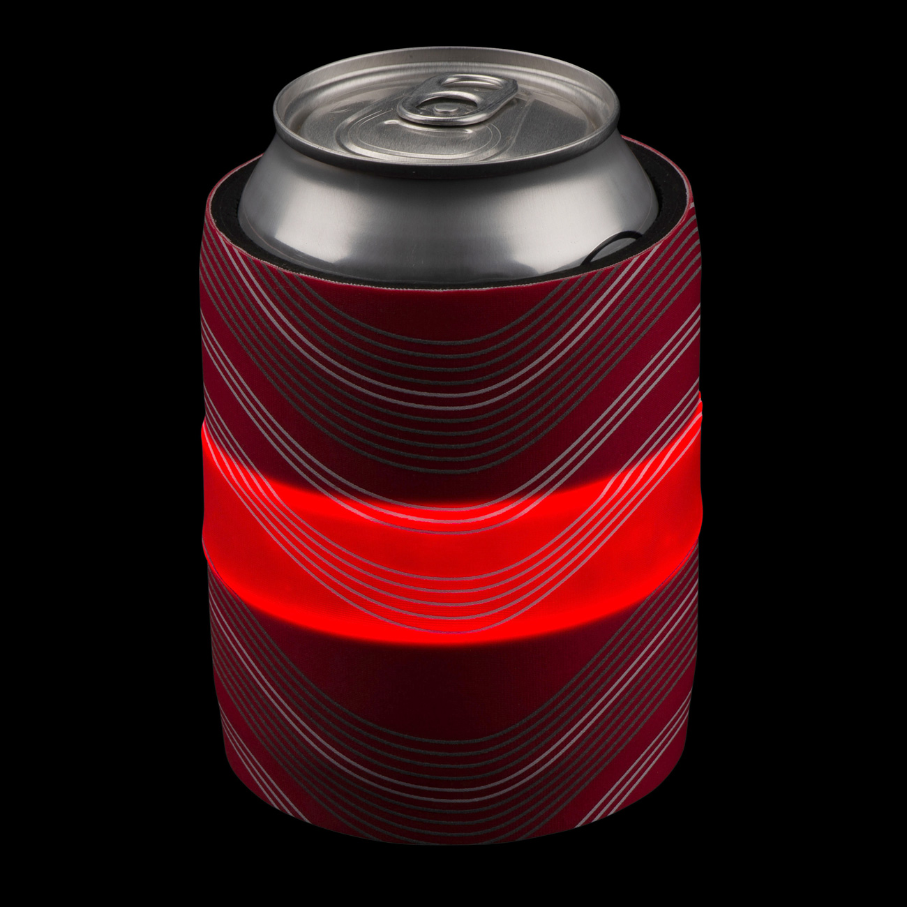 Nite Ize Flaschen Wrap SlapLit rot mit LED-Beleuchtung Bild 2