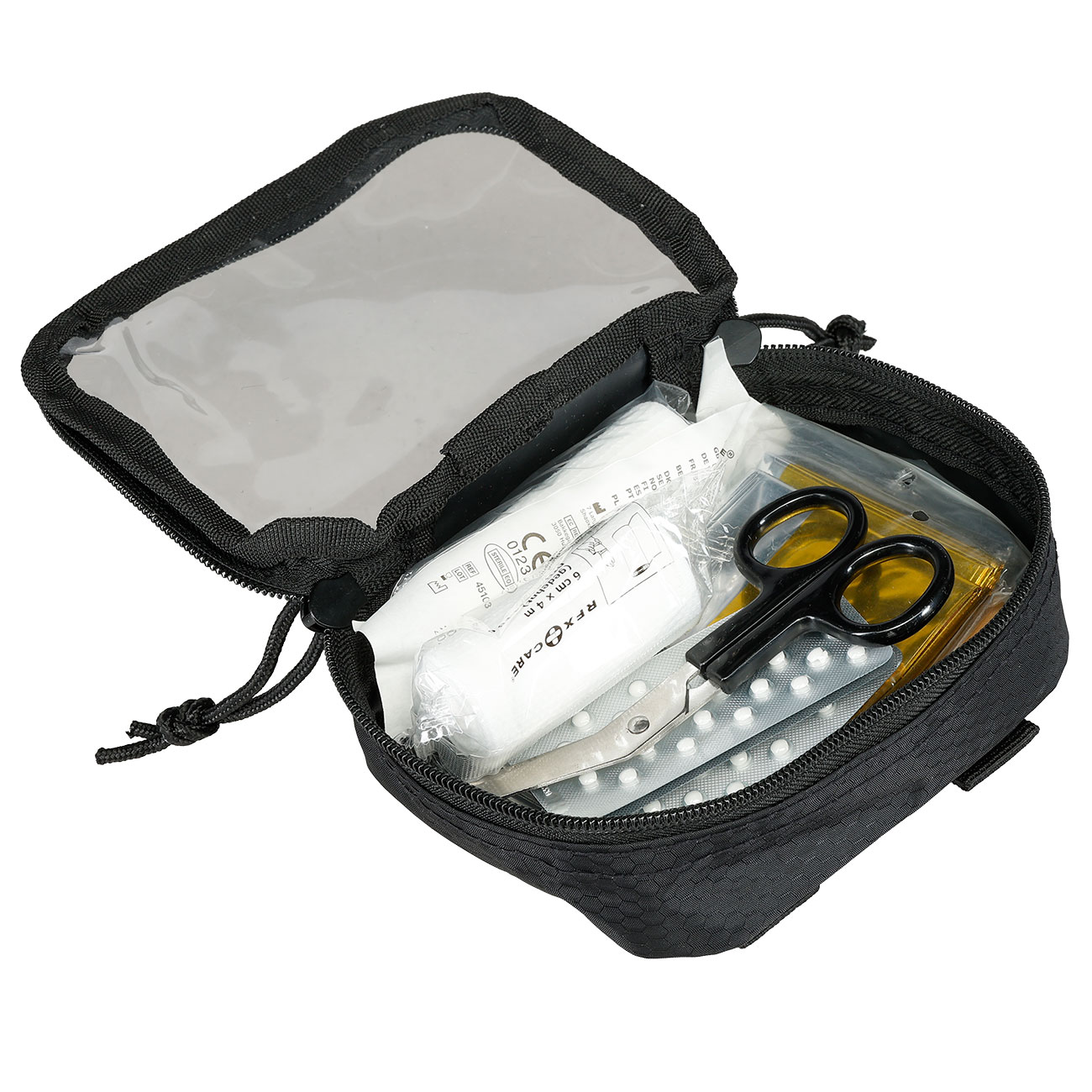 101 INC Organizer mit transparentem Deckel mit Molle-System schwarz Bild 3