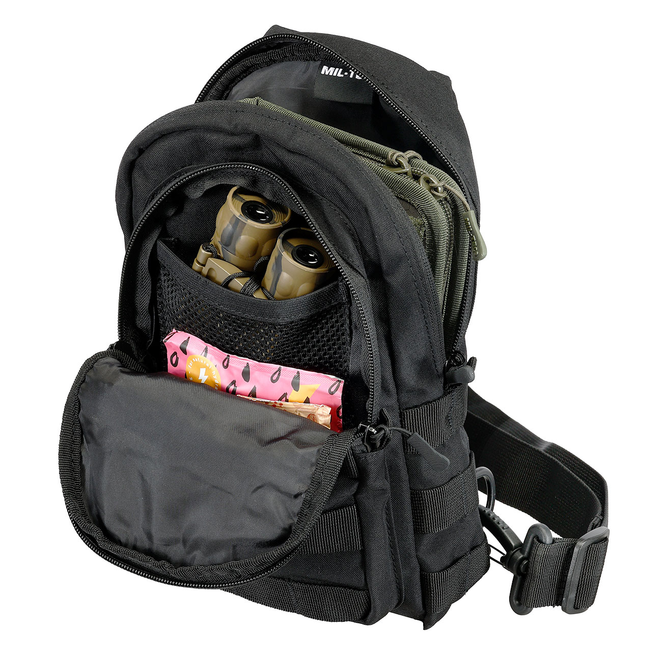 Mil-Tec Umh�ngetasche Crossbody Bag schwarz Bild 4