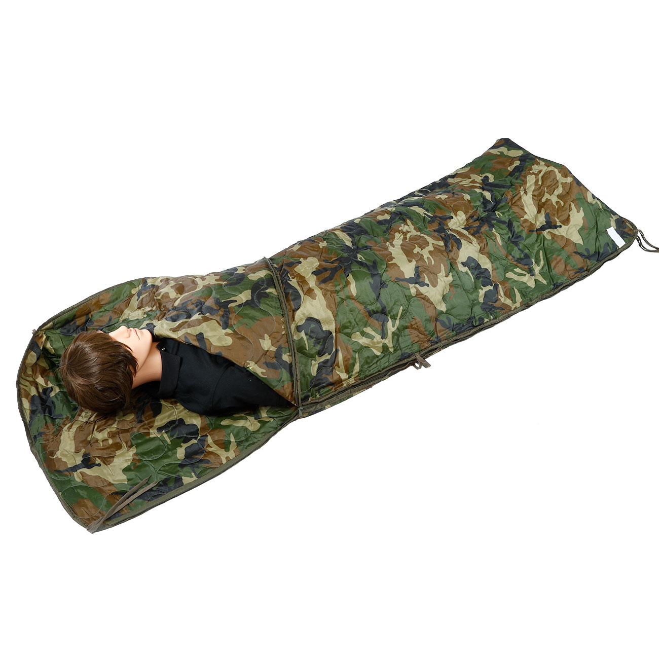 Mil-Tec Poncho Liner Multifunction woodland Bild 3