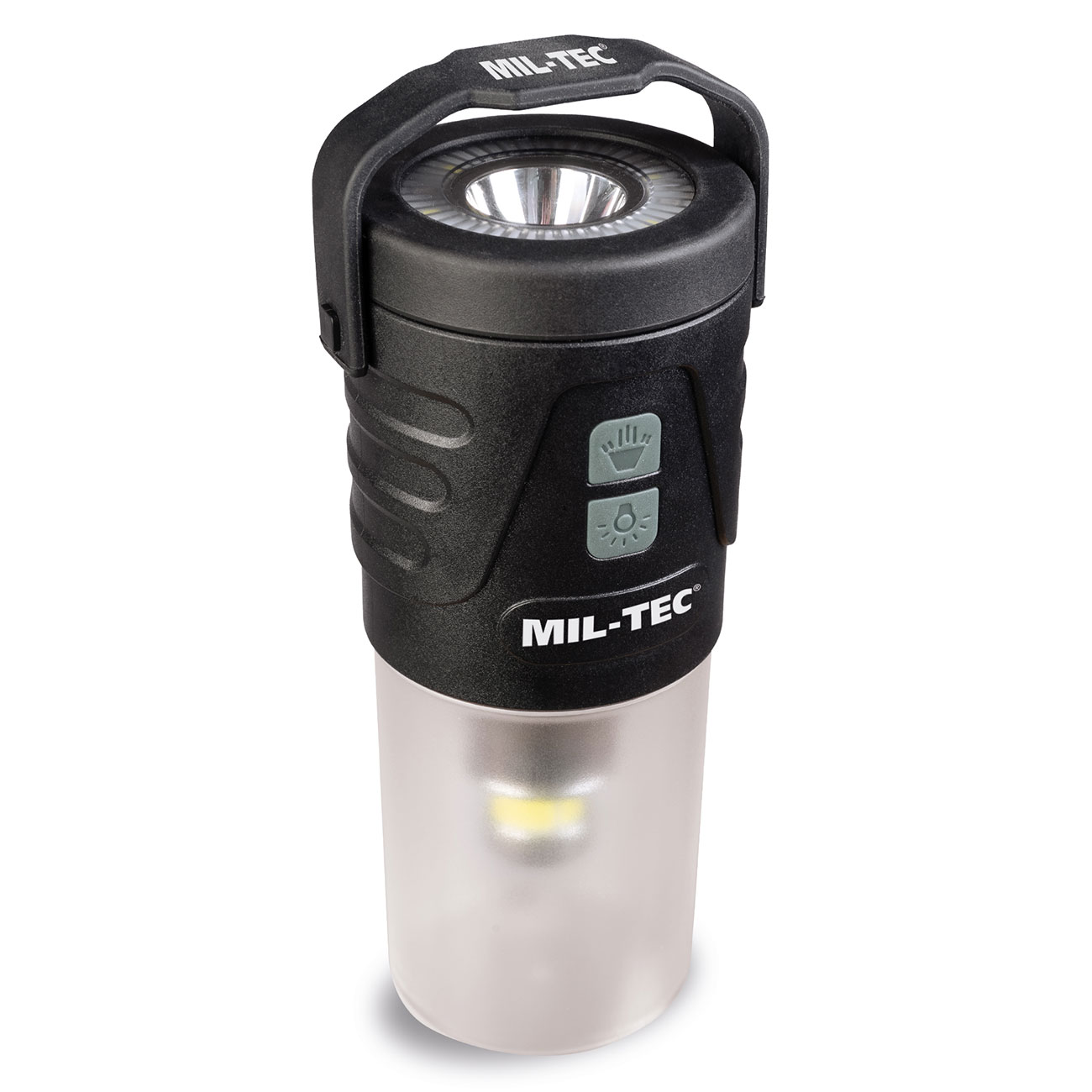 Mil-Tec Wiederaufladbare LED-Laterne mit Spot Licht