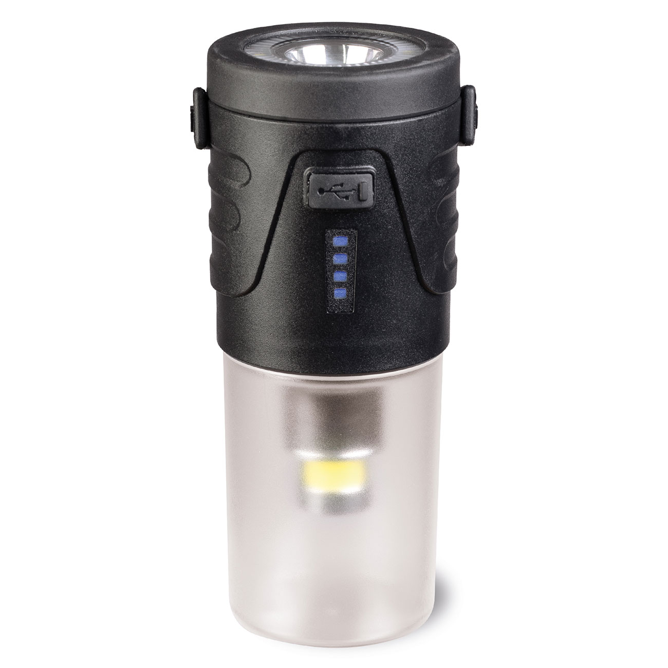 Mil-Tec Wiederaufladbare LED-Laterne mit Spot Licht Bild 1