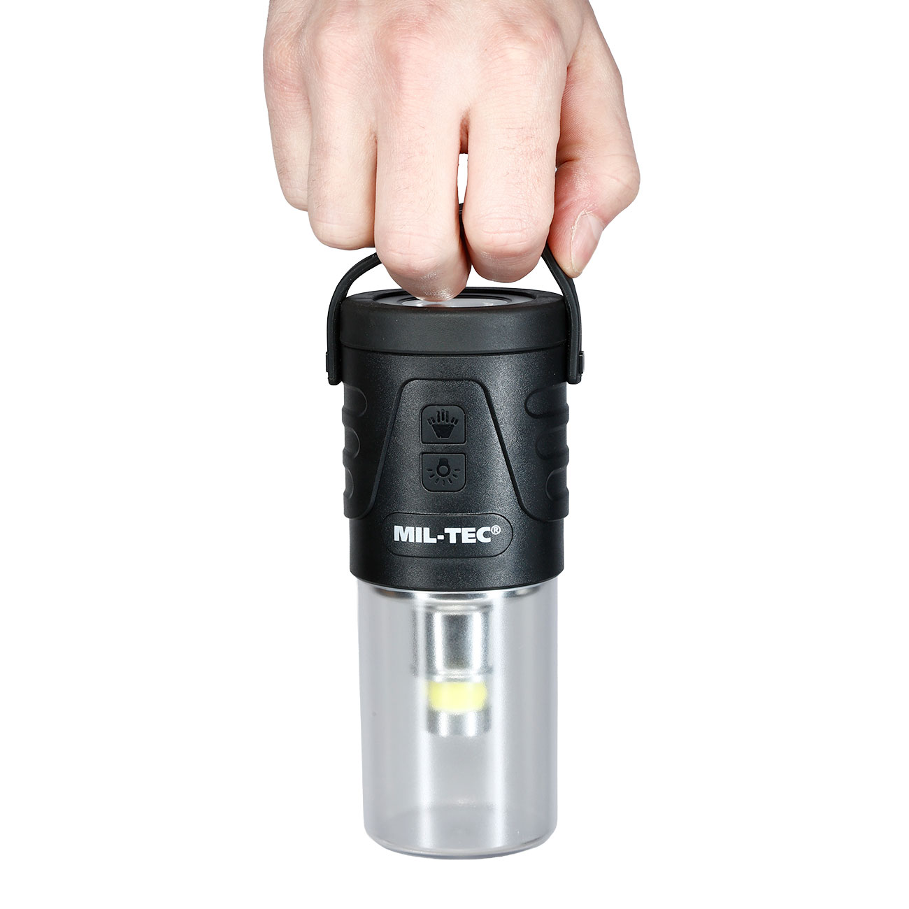 Mil-Tec Wiederaufladbare LED-Laterne mit Spot Licht Bild 5