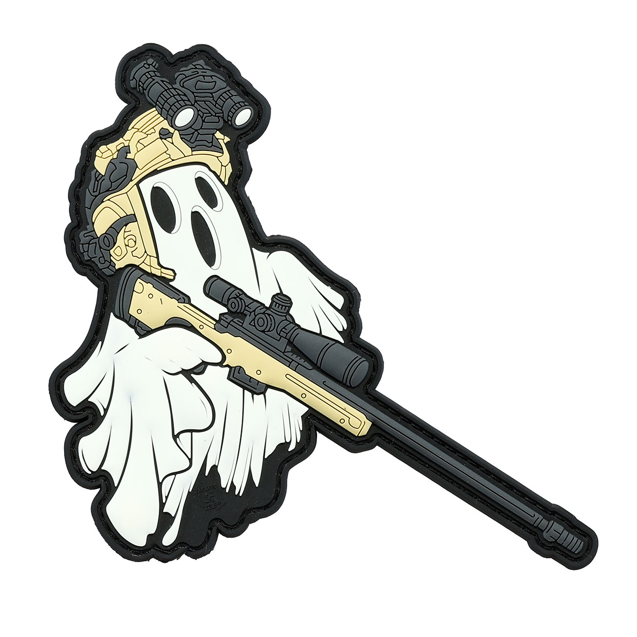 JTG Ghost Sniper Patch 3D Rubber Patch gid