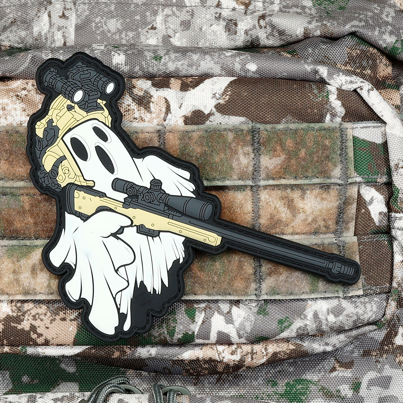 JTG Ghost Sniper Patch 3D Rubber Patch gid Bild 4