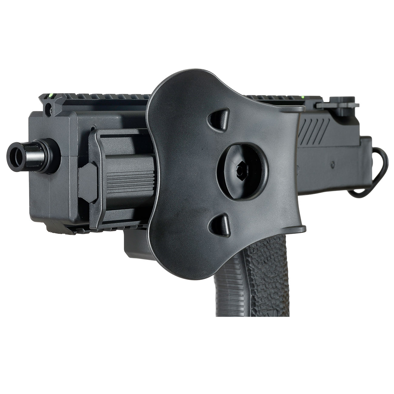 Nuprol Formholster Kunststoff Paddle f�r Vorsk VMP-1 SMG rechts schwarz Bild 11