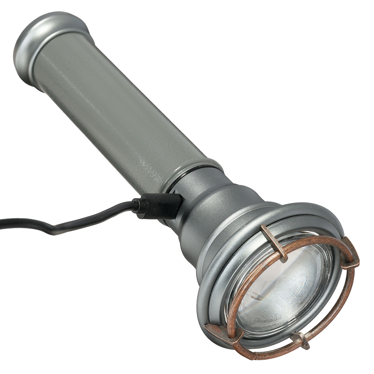 Barebones LED Taschenlampe Vintage 170 Lumen wiederaufladbar inkl. Akku und USB-C-Kabel Gun-metal-Optik Bild 4