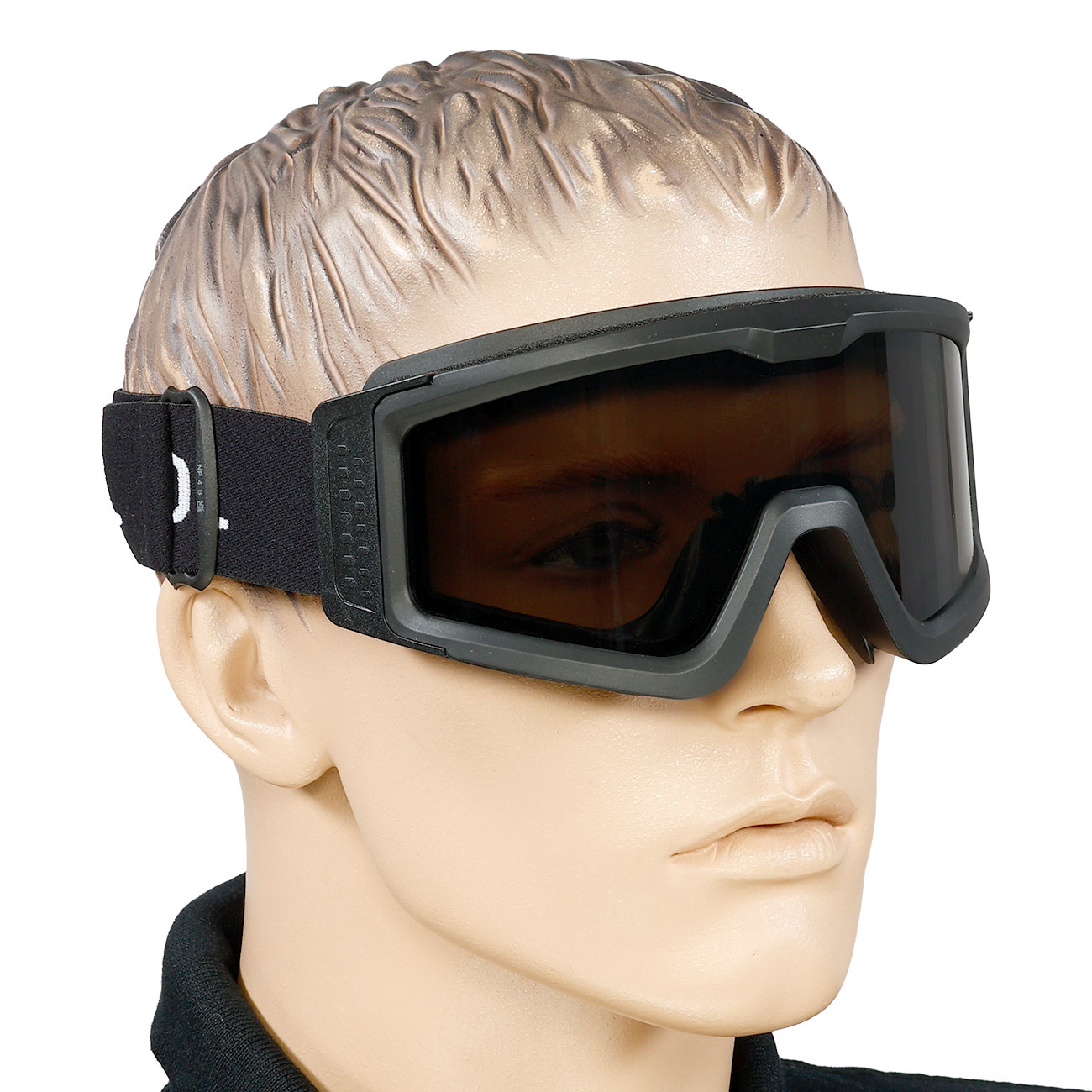 Nuprol Battle Visor Dual Lens Eye Protection Airsoft Helmbrille / Schutzbrille schwarz / rauch Bild 9