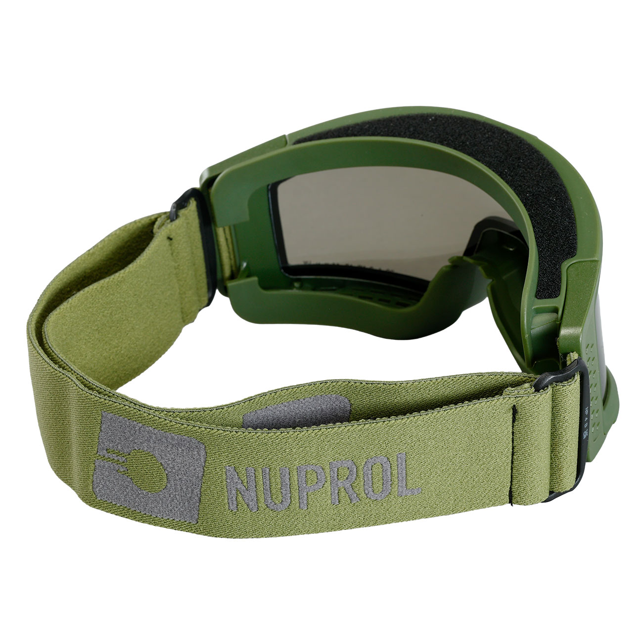 Nuprol Battle Visor Dual Lens Eye Protection Airsoft Helmbrille / Schutzbrille oliv / rauch Bild 3