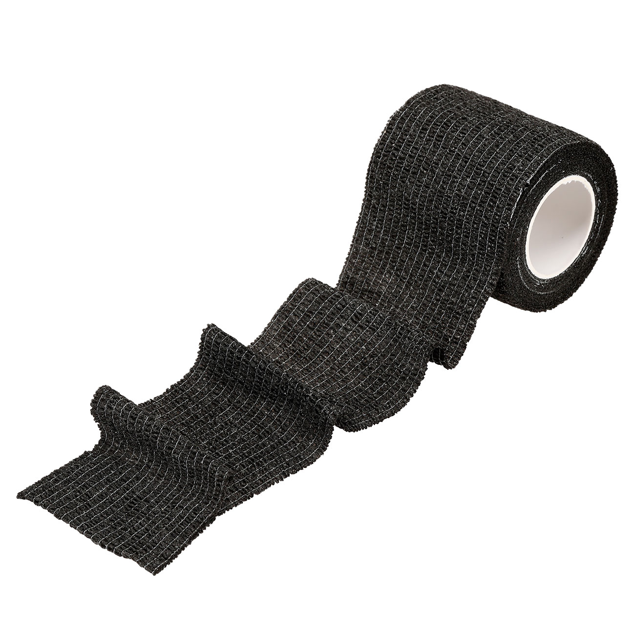 FOSCO Stretch Tarngewebe WRAP zum Abdecken von Ausr�stung selbsthaftend schwarz Bild 2