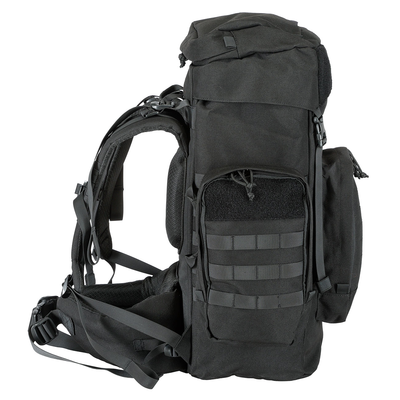 Highlander Rucksack Pinnacle 50 Liter Molle mit abnehmbaren Seitentaschen schwarz Bild 7