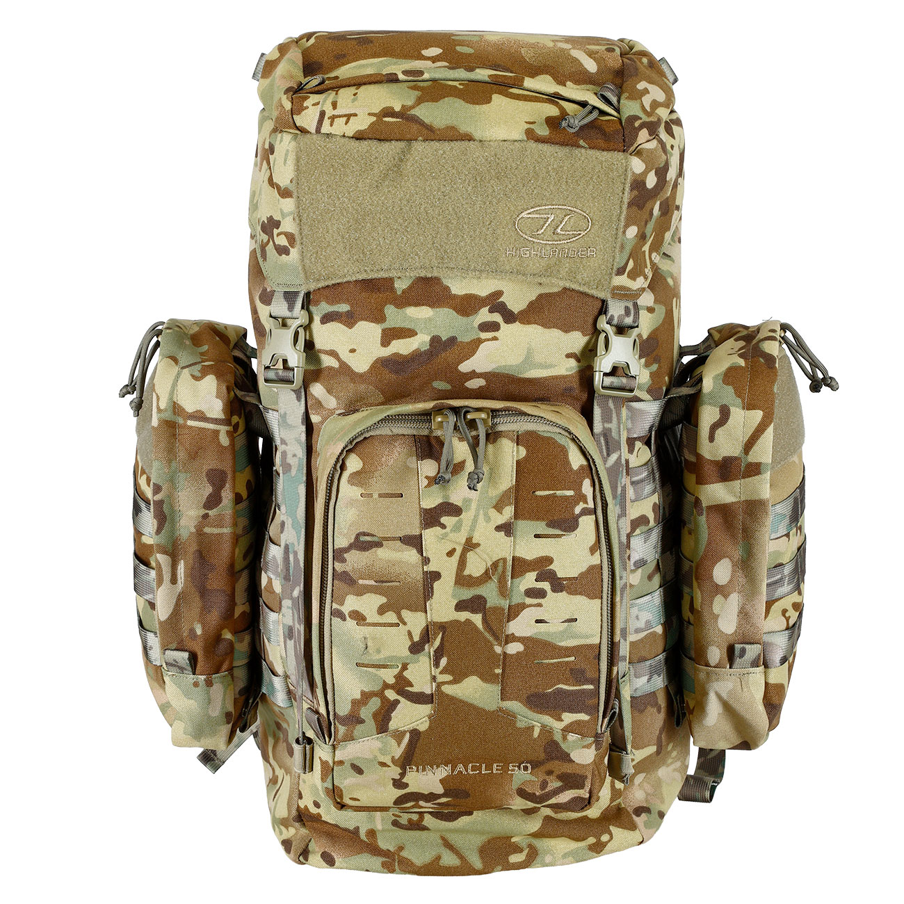 Highlander Rucksack Pinnacle 50 Liter Molle mit abnehmbaren Seitentaschen HMTC Bild 1