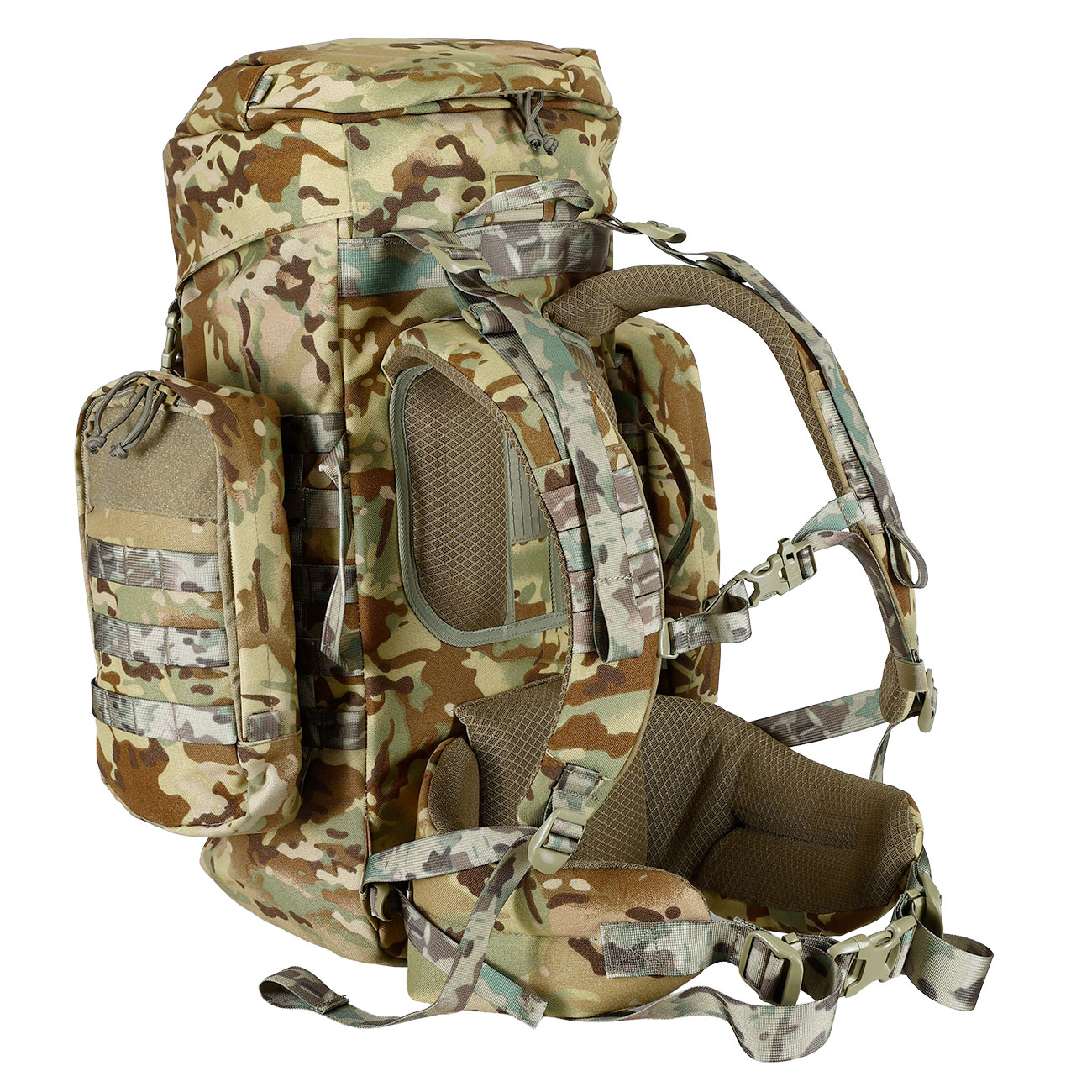 Highlander Rucksack Pinnacle 50 Liter Molle mit abnehmbaren Seitentaschen HMTC Bild 4