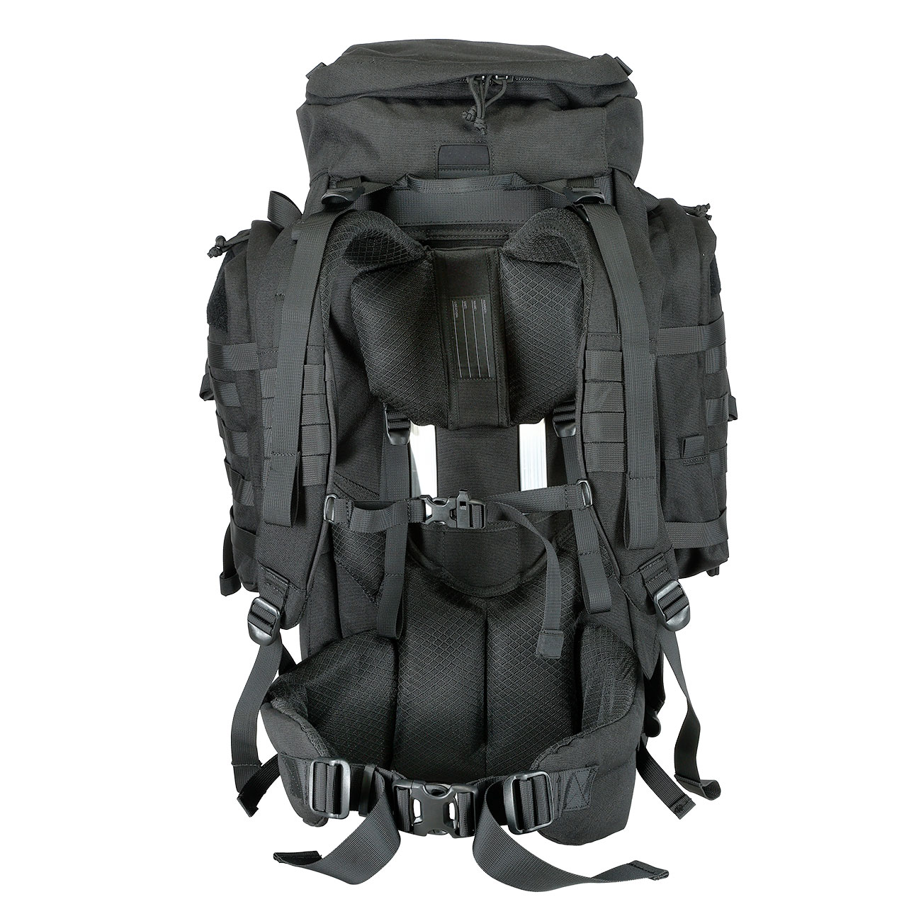 Highlander Rucksack Pinnacle 70 Liter Molle mit abnehmbaren Seitentaschen schwarz Bild 5