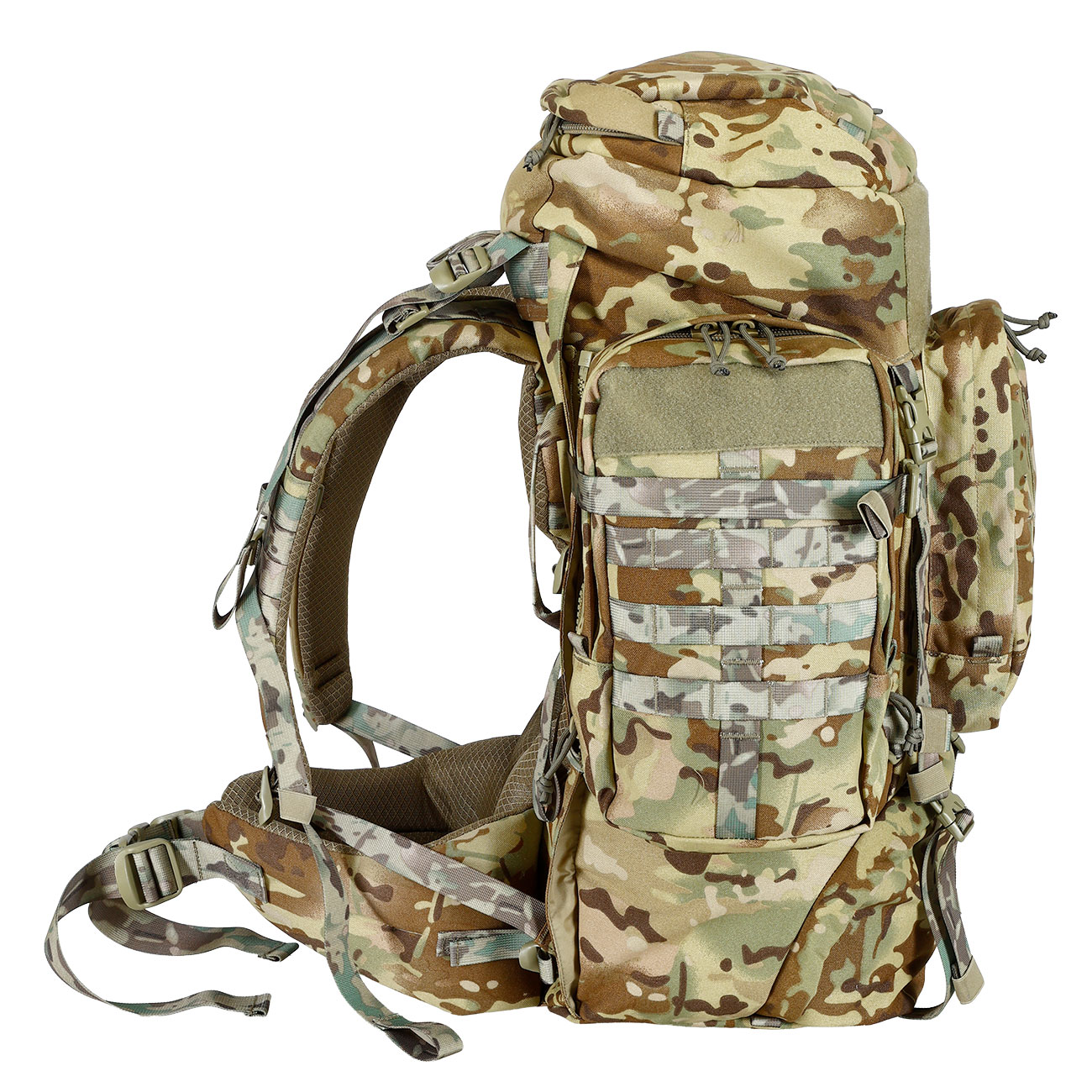 Highlander Rucksack Pinnacle 70 Liter Molle mit abnehmbaren Seitentaschen HMTC Bild 7