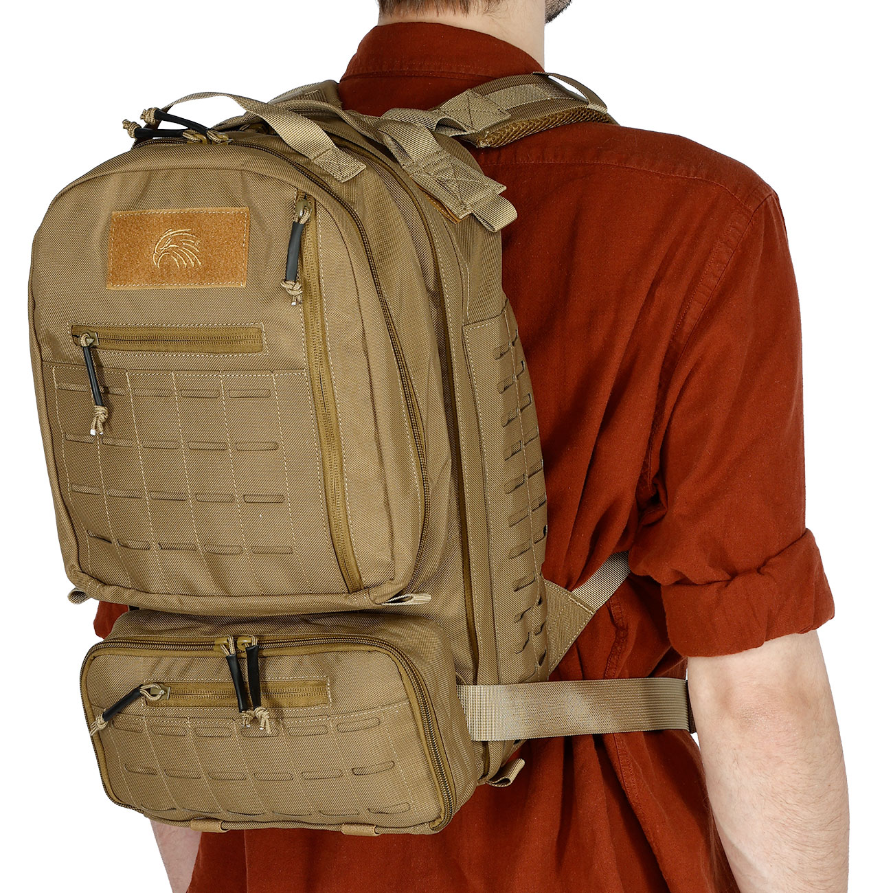 Defcon 5 modularer Rucksack Patriot mit magnetischem Befestigungssystem hydrokompatibel 23 Liter coyote tan Bild 10