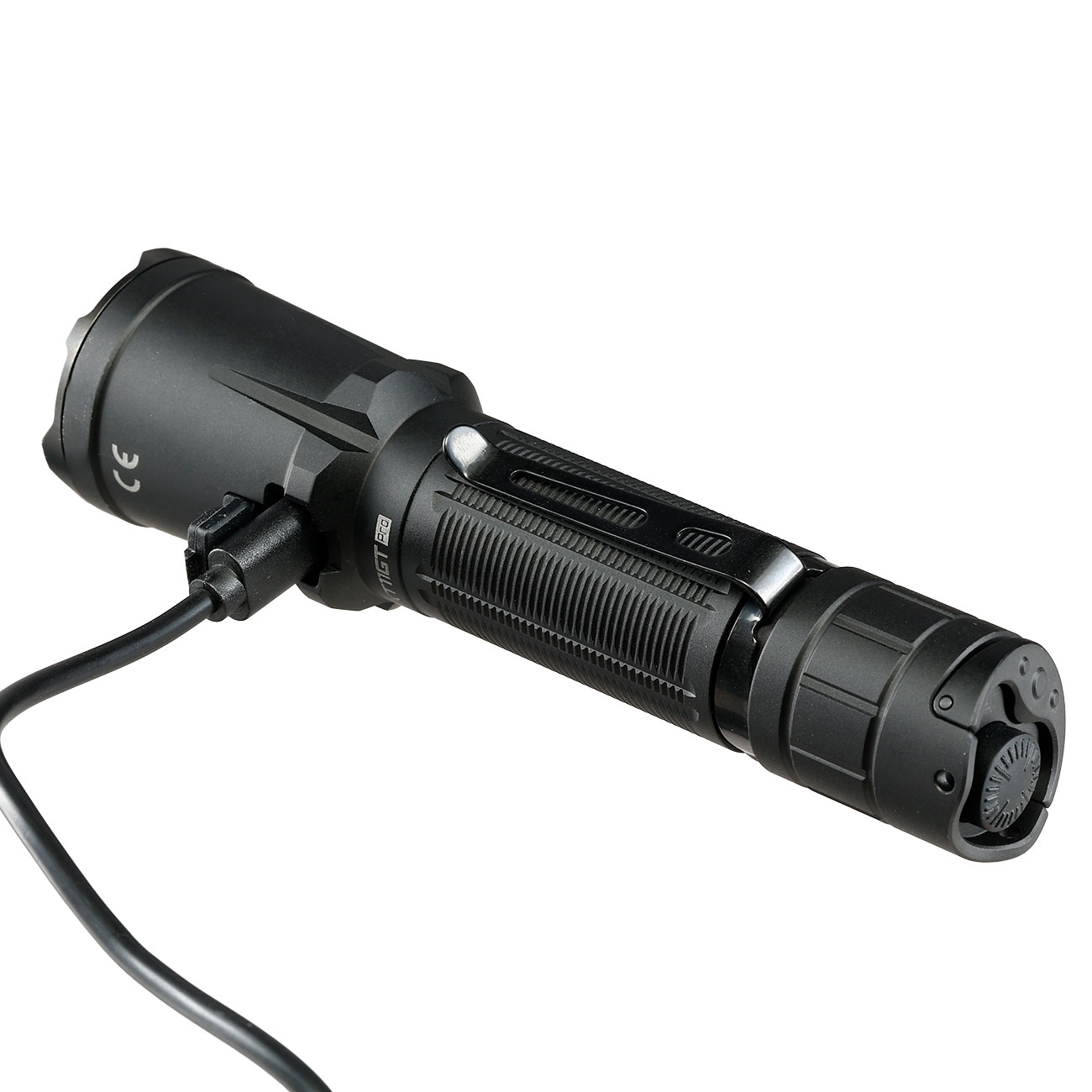 Klarus taktische LED-Taschenlampe XT11GT Pro wasserdicht inkl. Holster, Umh�ngeband und Ladekabel 3300 Lumen schwarz Bild 10