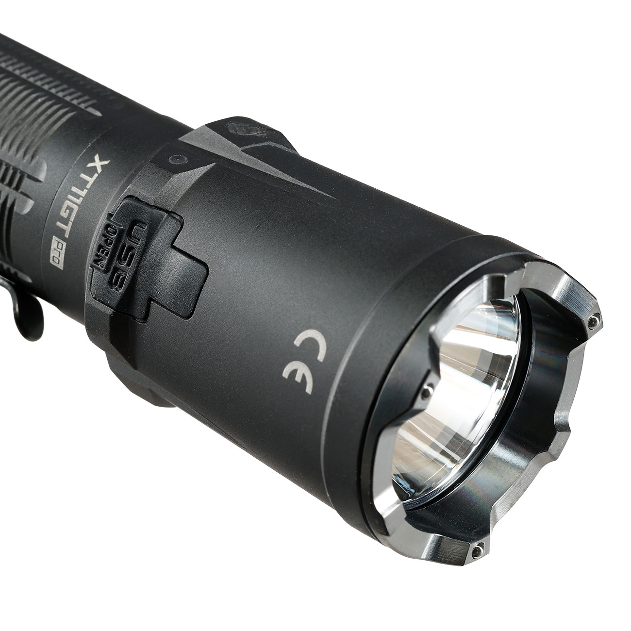 Klarus taktische LED-Taschenlampe XT11GT Pro wasserdicht inkl. Holster, Umh�ngeband und Ladekabel 3300 Lumen schwarz Bild 11