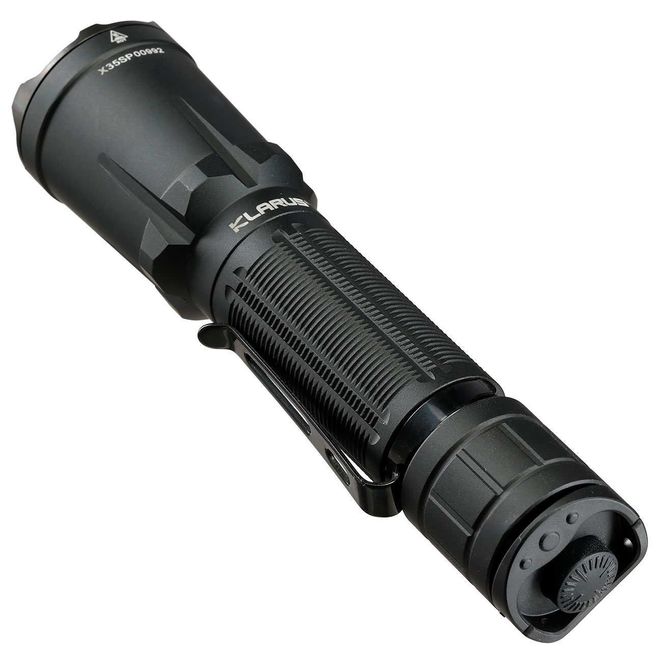 Klarus taktische LED-Taschenlampe XT11GT Pro wasserdicht inkl. Holster, Umh�ngeband und Ladekabel 3300 Lumen schwarz Bild 4