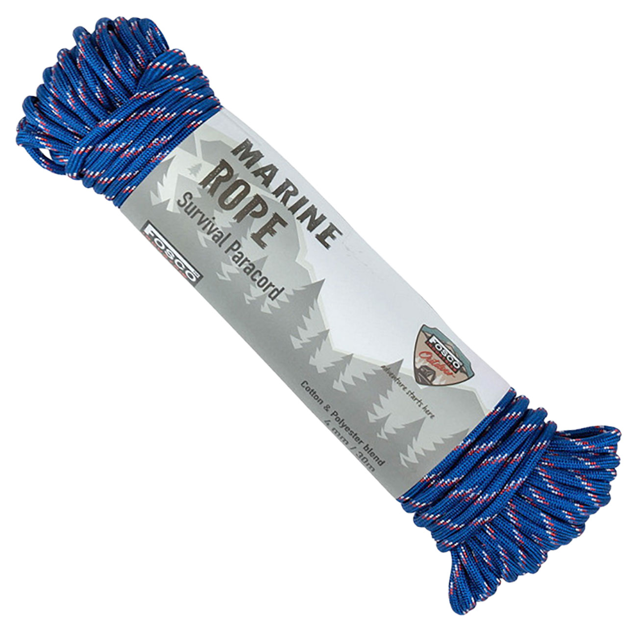 FOSCO Survival Paracord blau 30 m x 4mm