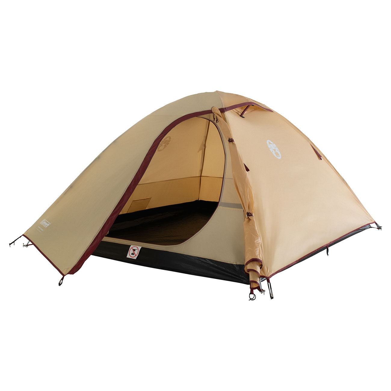 Coleman Zelt Darwin Summer 3 leichtes Kuppelzelt f�r 3 Personen beige