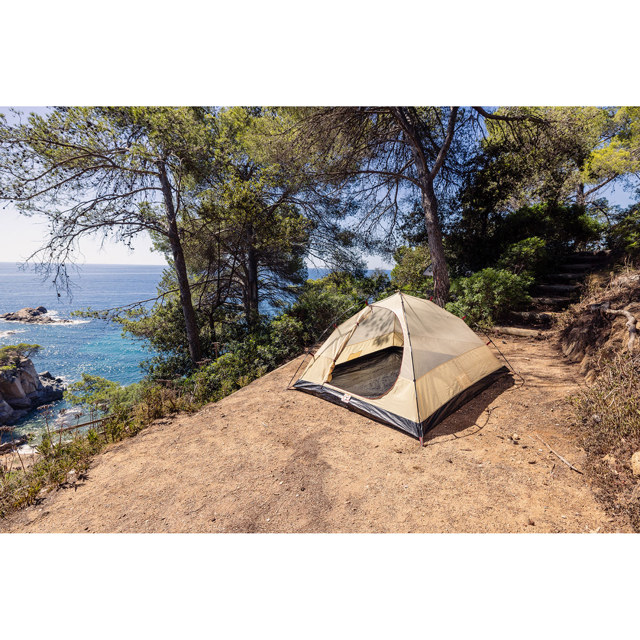 Coleman Zelt Darwin Summer 3 leichtes Kuppelzelt f�r 3 Personen beige Bild 3