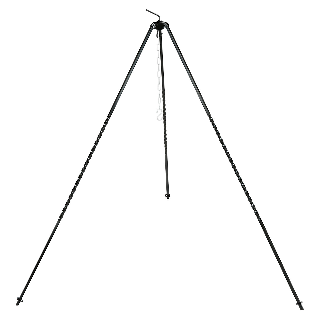 MFH ungarisches Dreibein mit Kette und Haken ca. 1,20 m h�henverstellbar Bild 1