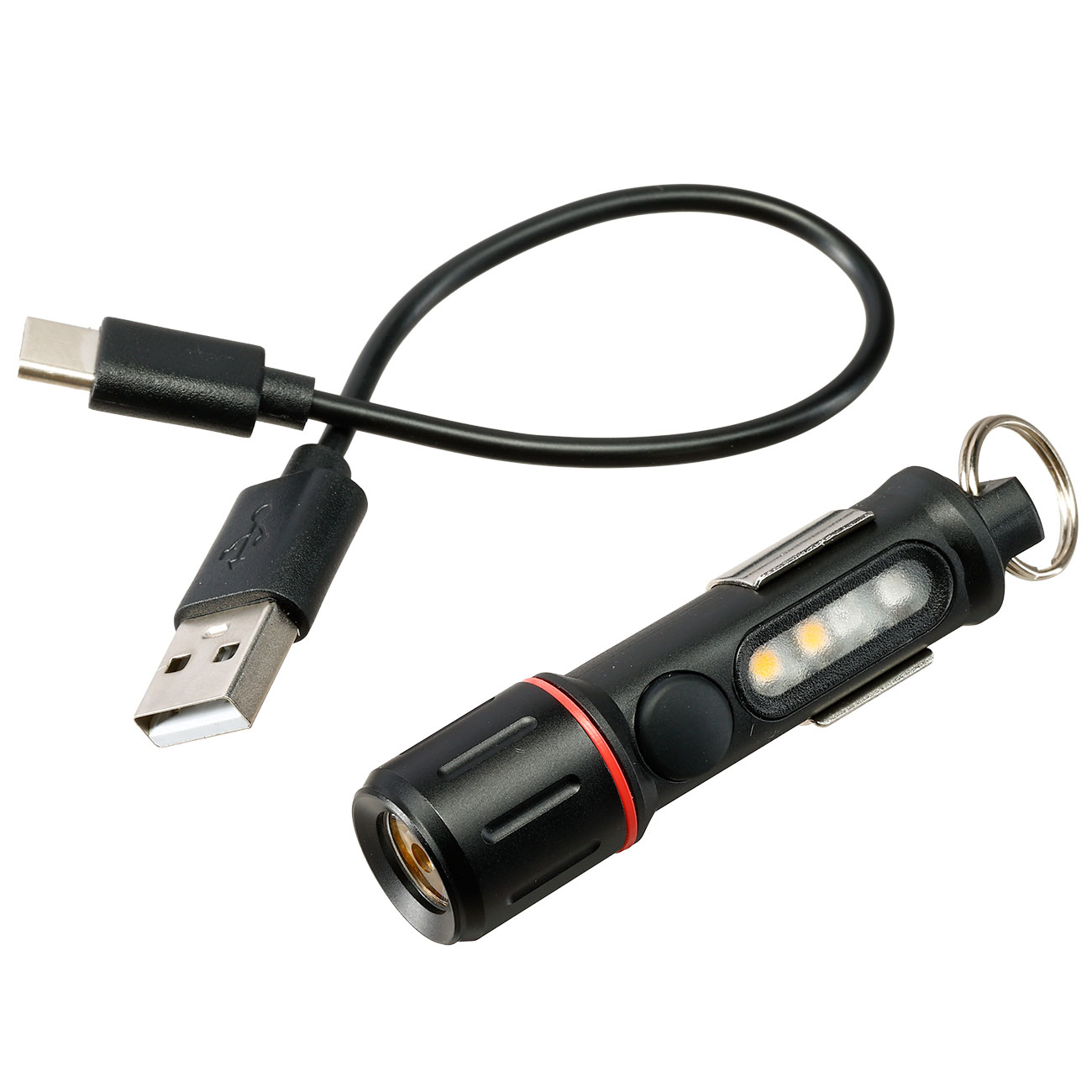 Origin Outdoors Mini LED-Taschenlampe Ultra Lite wiederaufladbar 11 Leuchtmodi inkl. SOS-Funktion 400 Lumen Bild 8