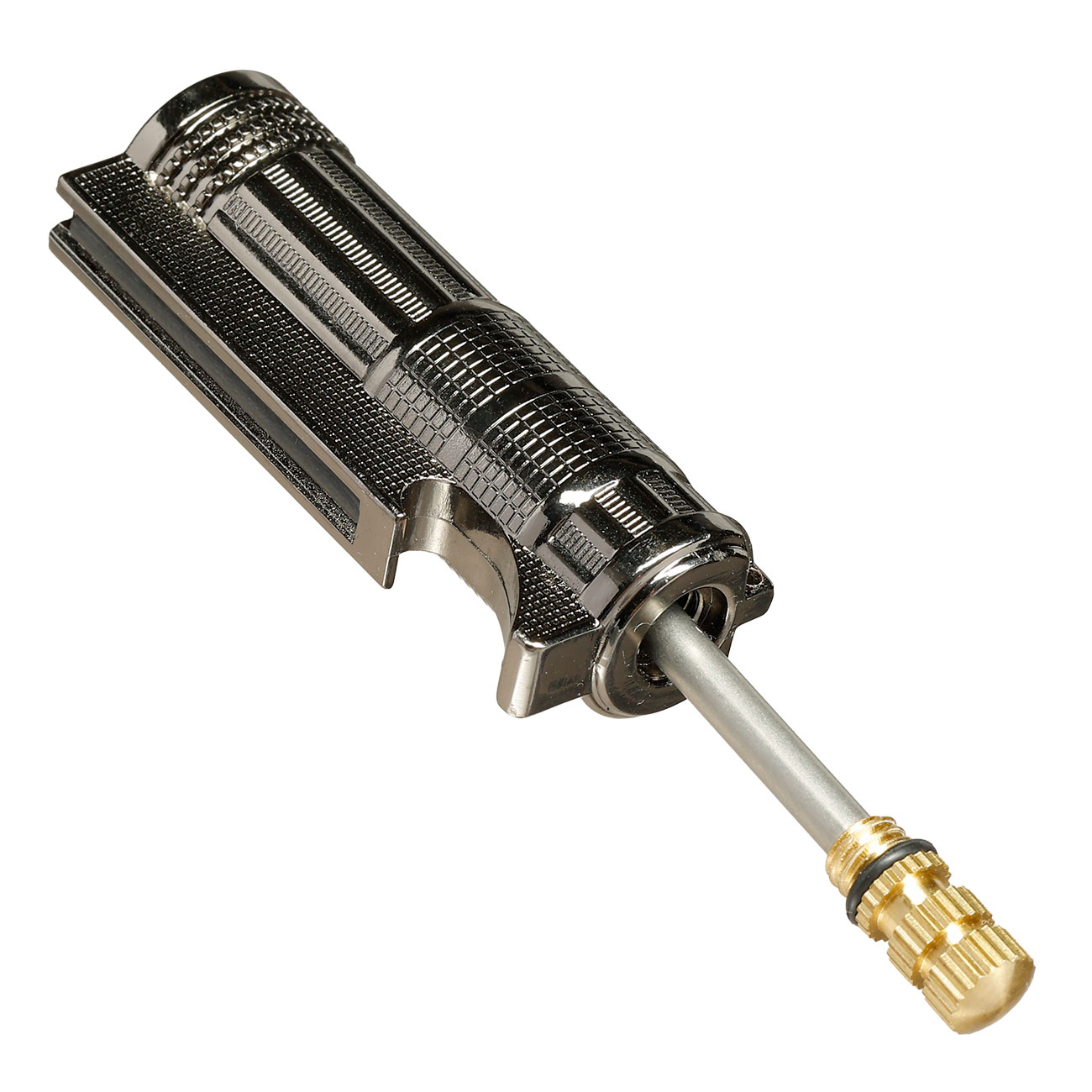 Imco Benzinfeuerzeug Match Oil mit Karabiner und Flaschen�ffner gun metal Bild 3