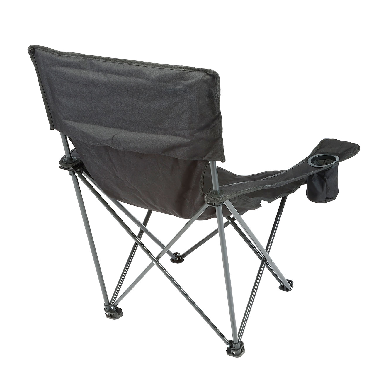 Fox Outdoor Klappstuhl Deluxe mit R�cken- und Armlehne inkl. Getr�nkehalter schwarz Bild 5