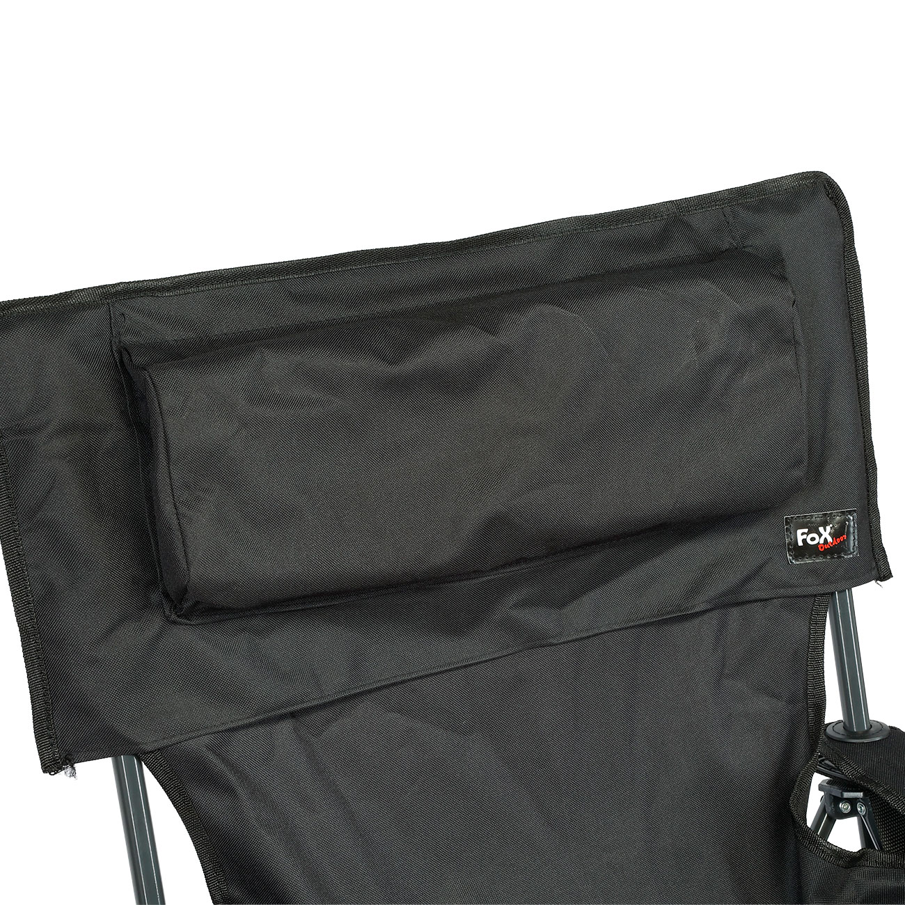 Fox Outdoor Klappstuhl Deluxe mit R�cken- und Armlehne inkl. Getr�nkehalter schwarz Bild 7