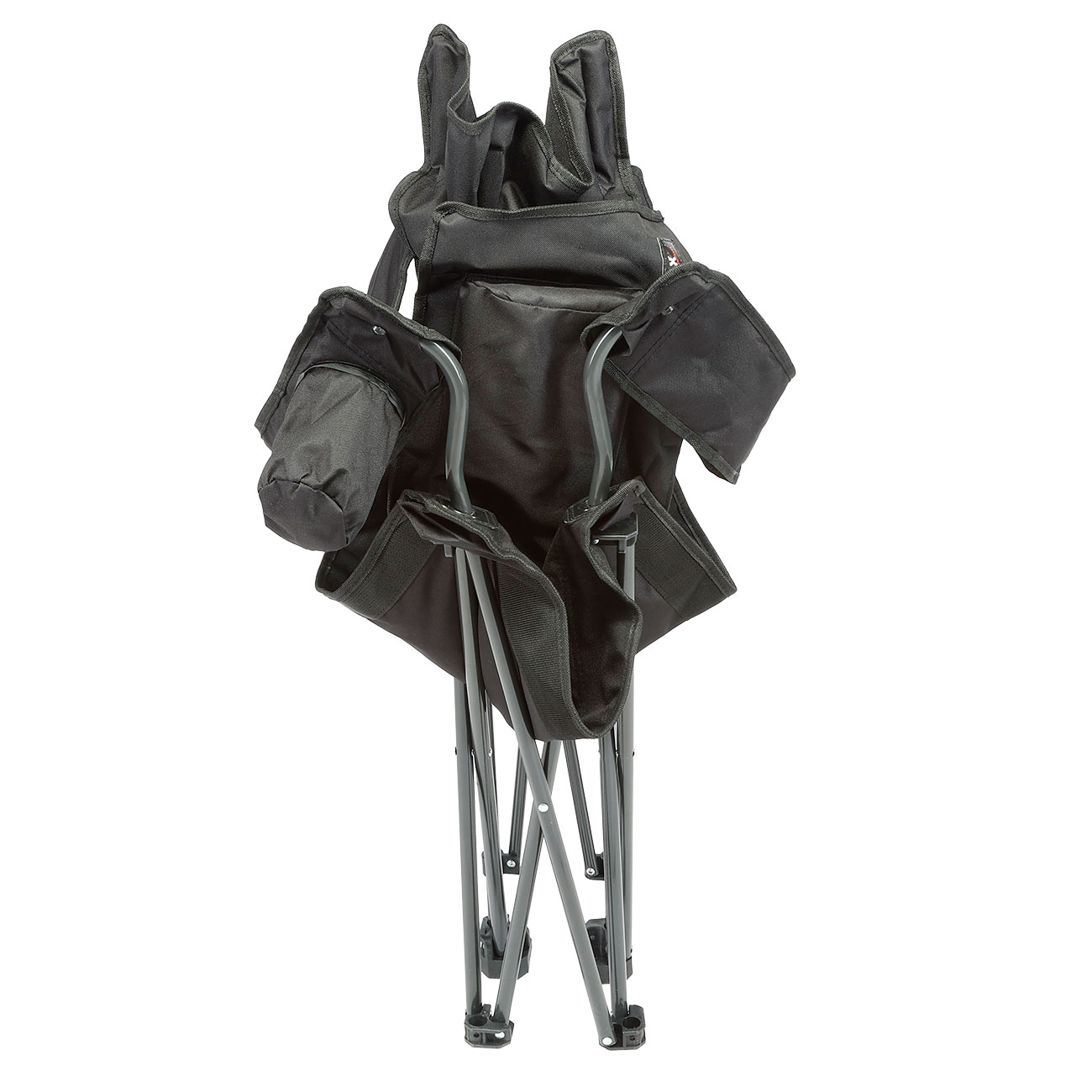 Fox Outdoor Klappstuhl Deluxe mit R�cken- und Armlehne inkl. Getr�nkehalter schwarz Bild 9