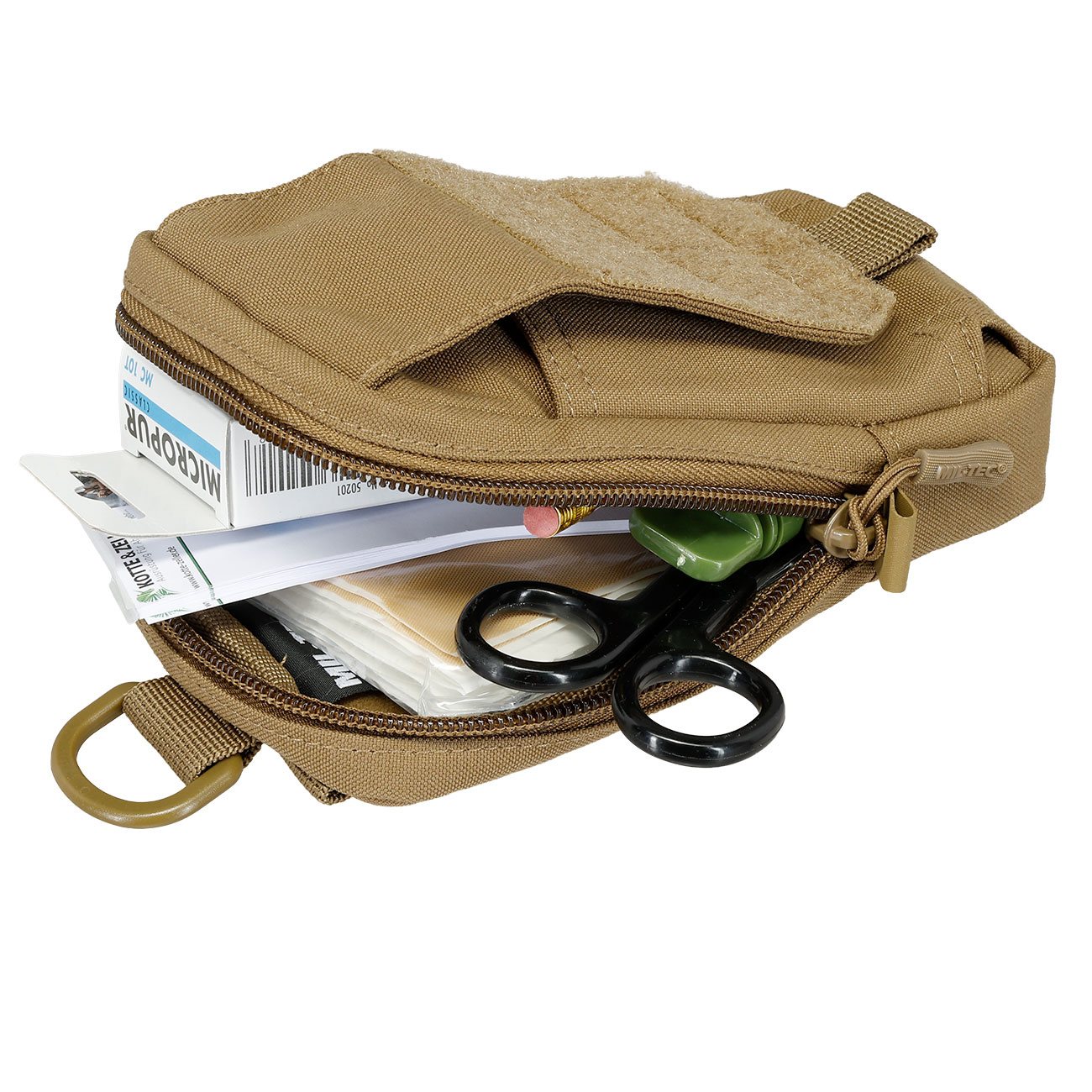 Mil-Tec Mehrzwecktasche Molle Fieldcom Pouch 11,5 x 18 x 3 cm f�r Ausr�stung oder Smartphone dark coyote Bild 5