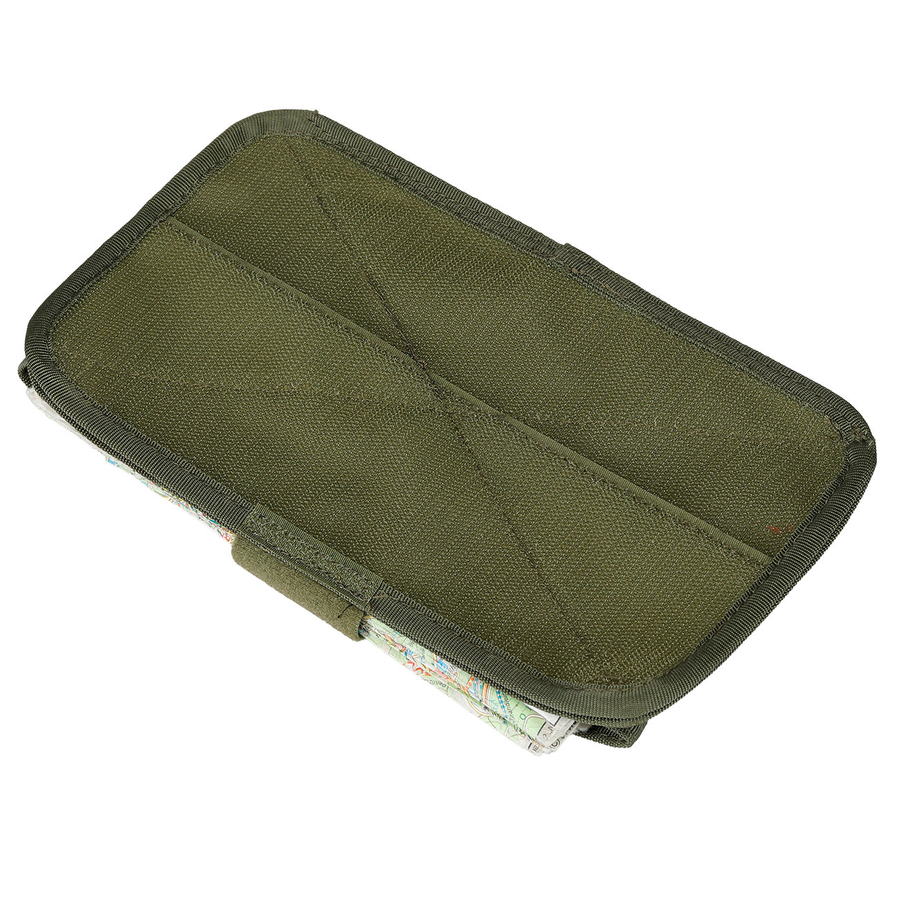 MFH Karten-/Tablet-Tasche klappbar mit Klettr�ckseite transparent oliv Bild 6