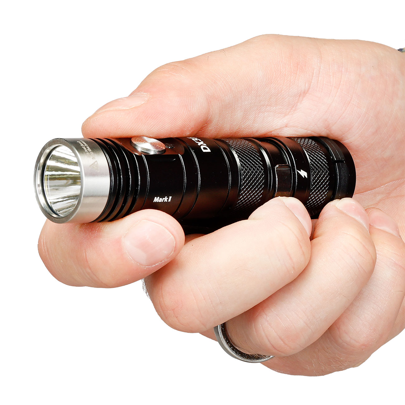 Eagtac LED Mini-Taschenlampe DX3B MK2 SST70 aufladbar 5 Leuchtstufen inkl. Strobe bis zu 2550 ANSI Lumen inkl. Holster, Ladekabe Bild 9
