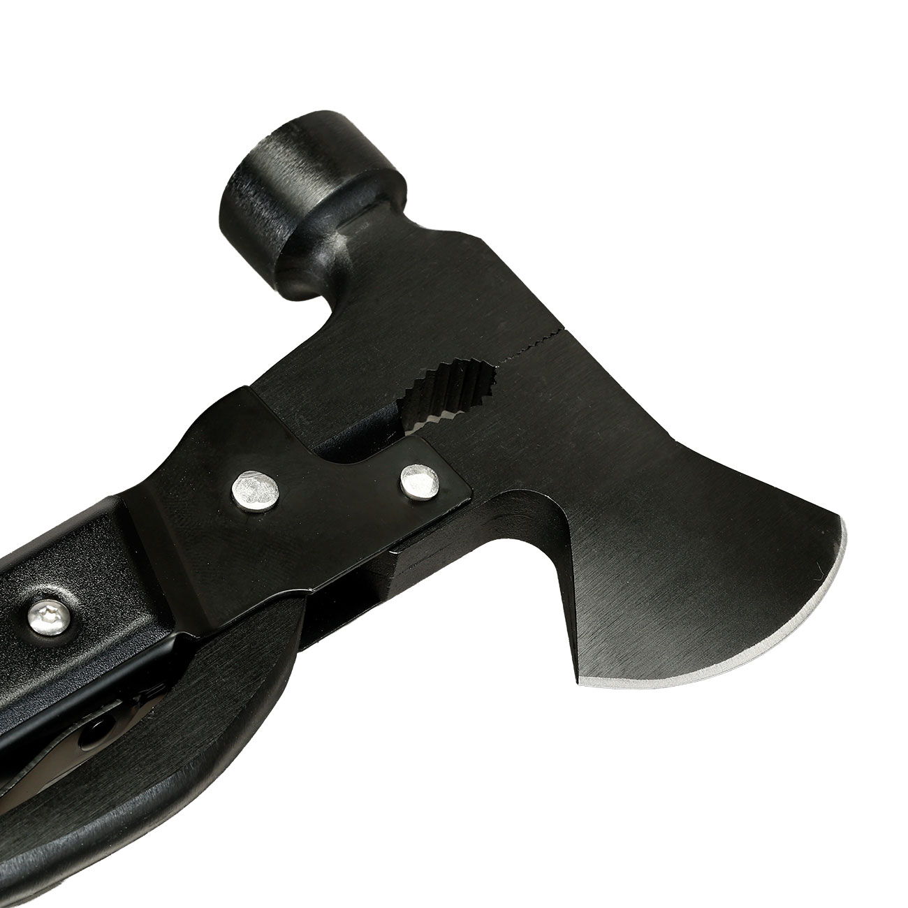 Trizand 17-in-1-Multitool mit  Hammer, Axt, S�ge, Zange uvm. inkl. G�rteltasche schwarz Bild 6