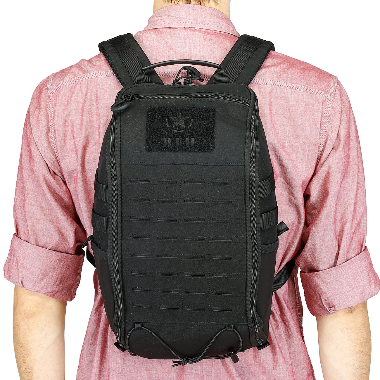 MFH Rucksack Modular 13 Daypack Molle Lasercut 13 Liter schwarz Bild 11