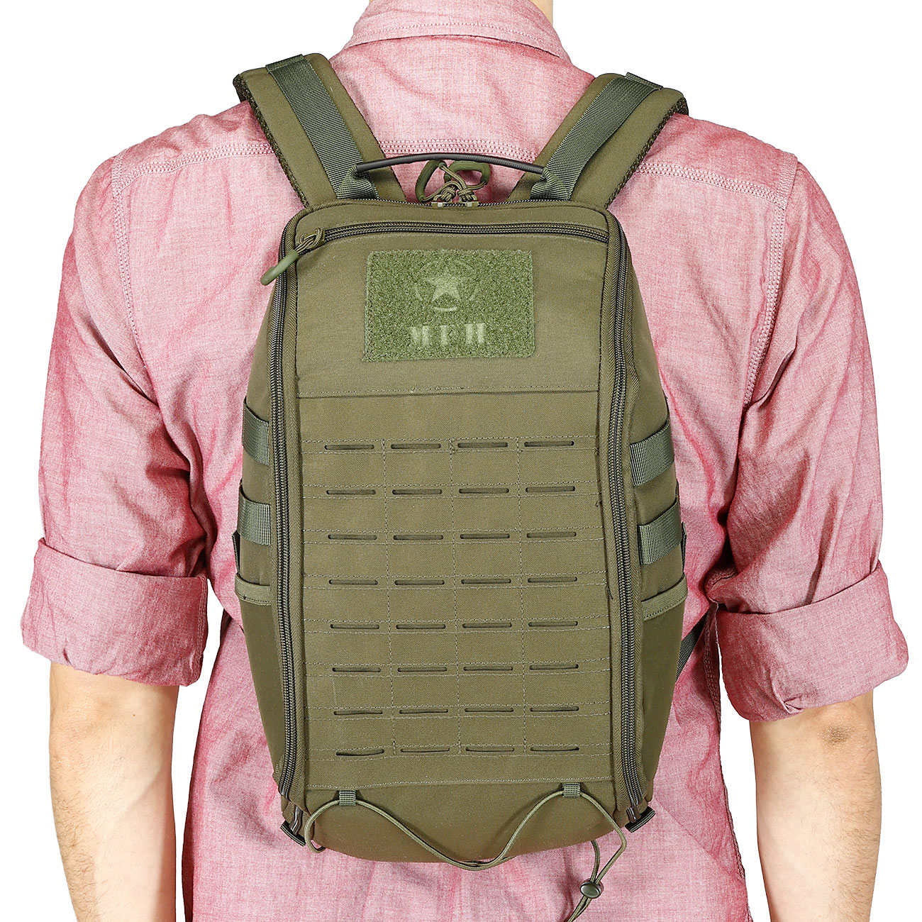MFH Rucksack Modular 13 Daypack Molle Lasercut 13 Liter oliv Bild 11