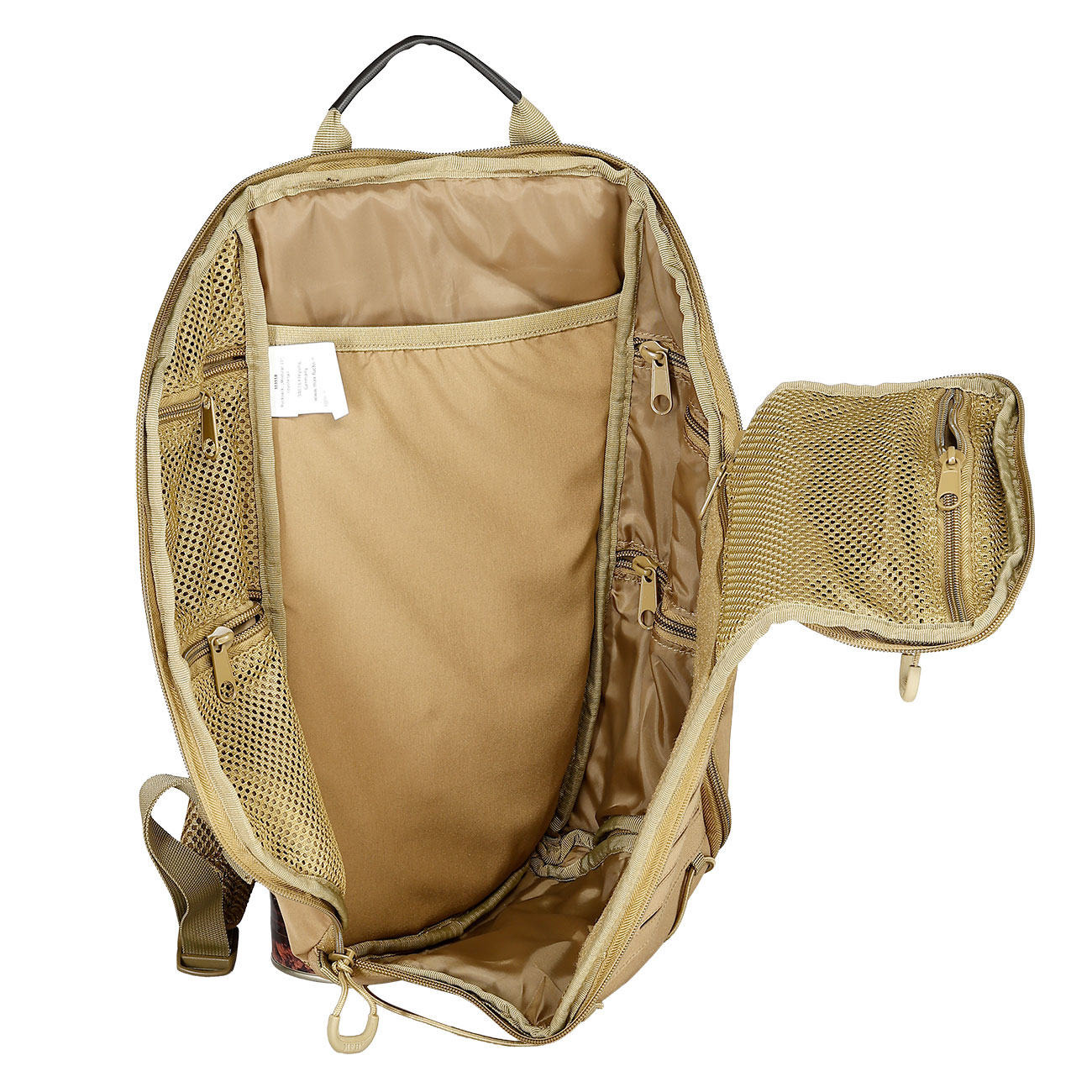 MFH Rucksack Modular 13 Daypack Molle Lasercut 13 Liter coyote tan Bild 9