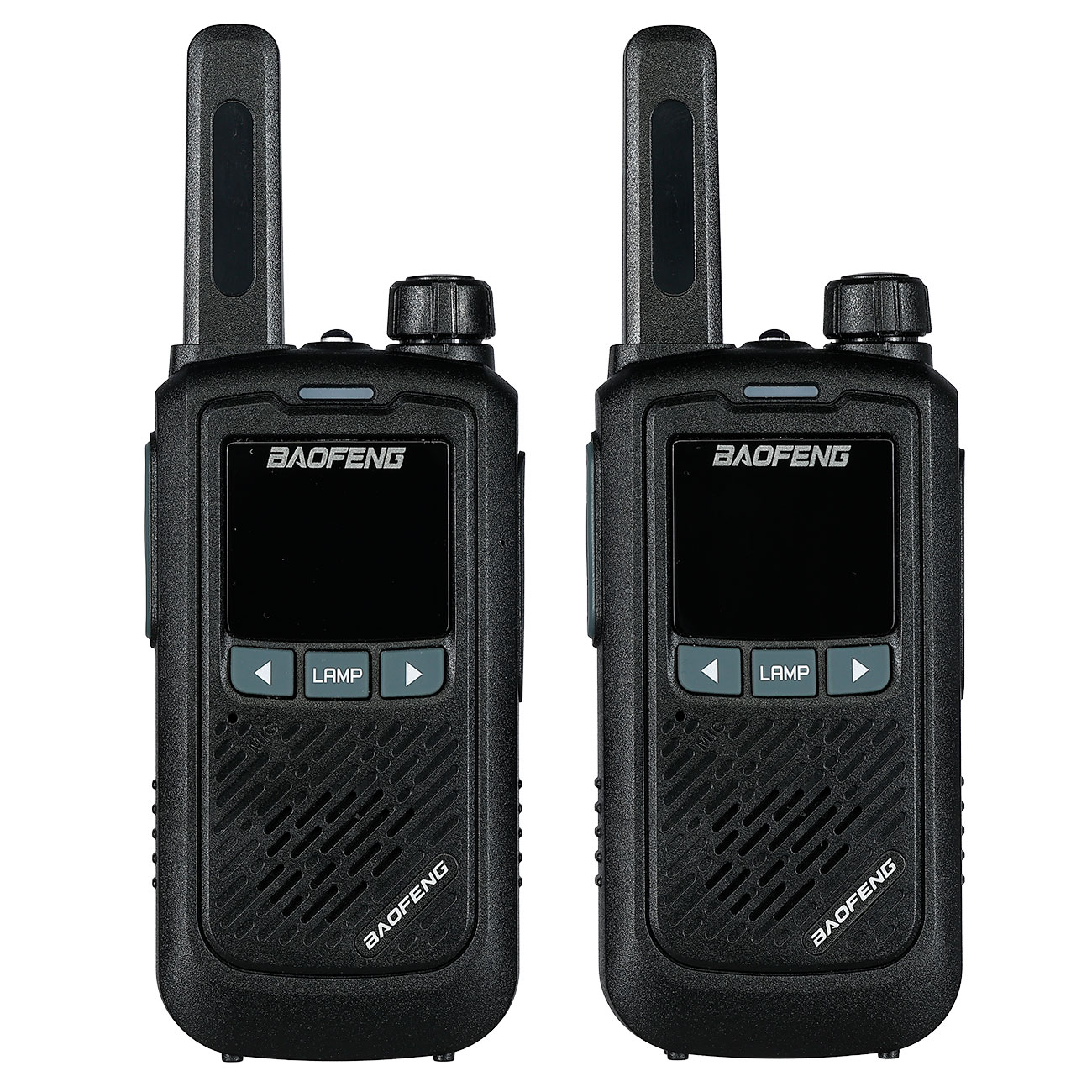 Baofeng Walkie-Talkie-Set BF-T17 bis zu 8 km Reichweite aufladbar mit integrierter Taschenlampe schwarz
