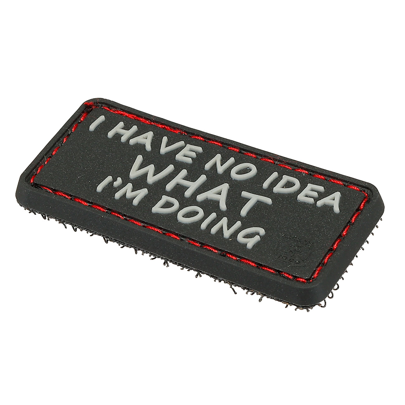 JTG 3D Rubber Patch I Have No Idea What I�m Doing schwarz Bild 1