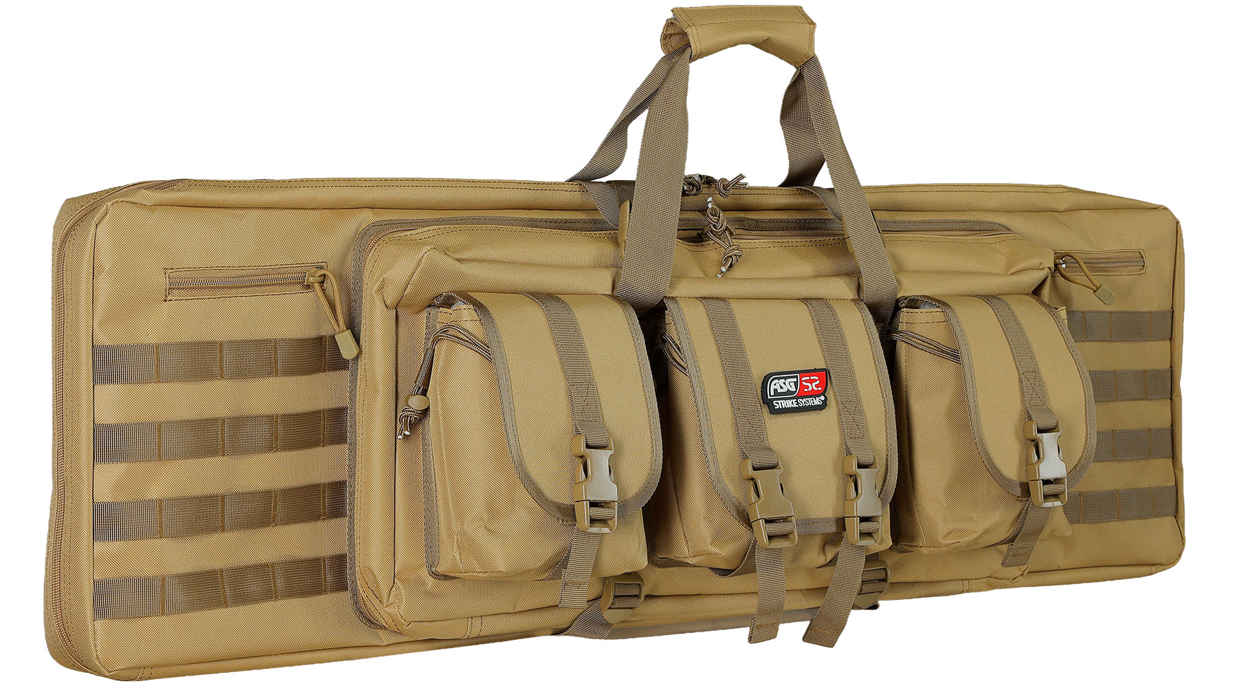 ASG / Strike Systems 107 cm Tactical Soft Rifle Bag / Gewehr-Futteral f. 2 Gewehre mit Zubeh�r tan