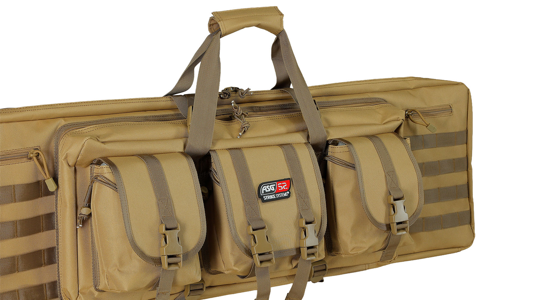 ASG / Strike Systems 107 cm Tactical Soft Rifle Bag / Gewehr-Futteral f. 2 Gewehre mit Zubeh�r tan Bild 9