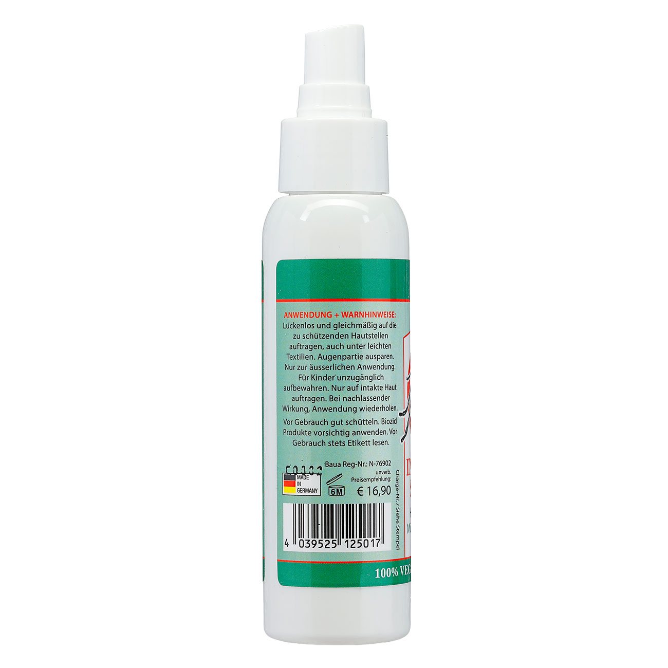 Insektenschutz Hautspray 100 ml mit nat�rlichen Inhaltsstoffen zur Abwehr von M�cken, Zecken und Bremsen Bild 3