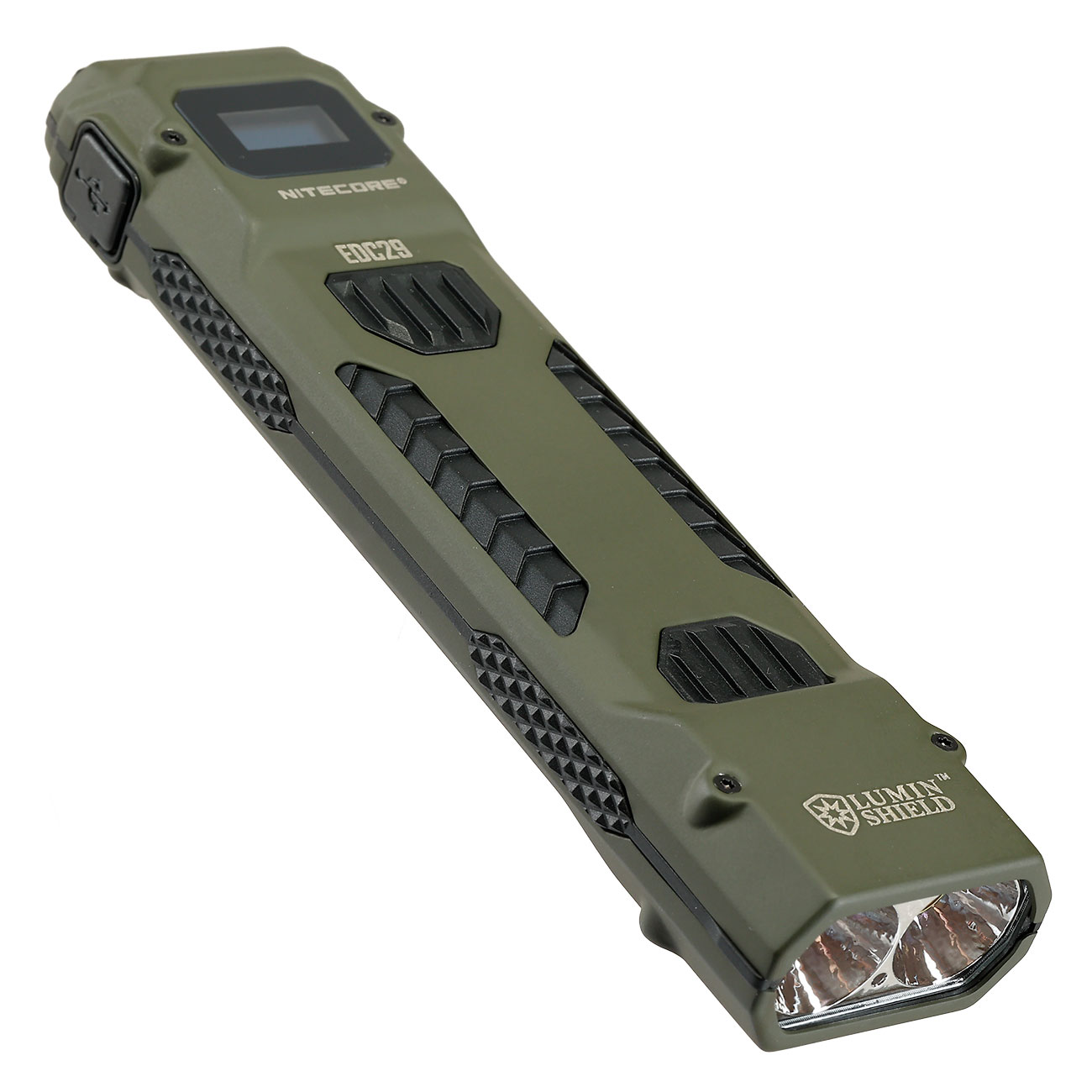 Nitecore taktische LED-Taschenlampe EDC29-GN Luminblade 6500 Lumen 6 Leuchtmodi inkl. Strobe und Lumin Shield wiederaufladbar So Bild 2
